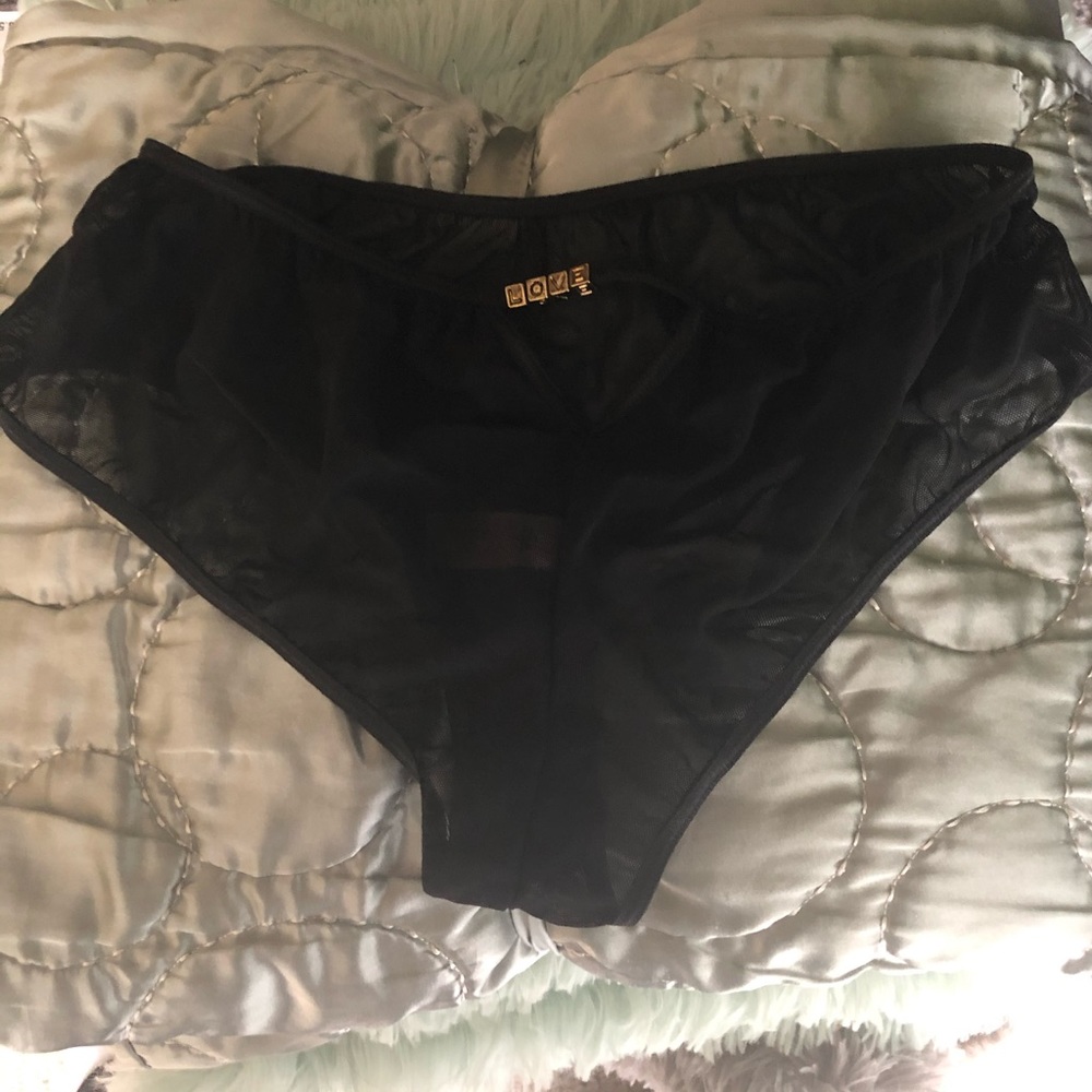 Victoria’s Secret Black Keyhole Panties
